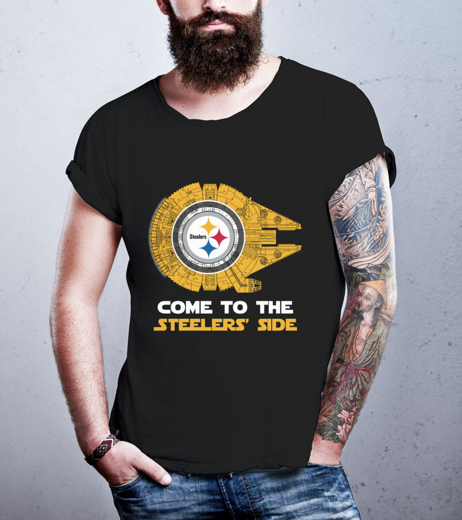Steelers Come To The Side Millennium Falcon T-Shirt