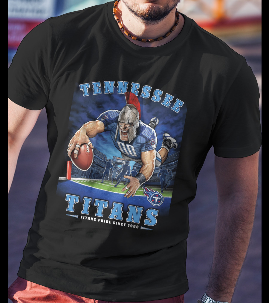 Tennessee Titans Pride Since 1960 End Zone Nfl T-Shirt