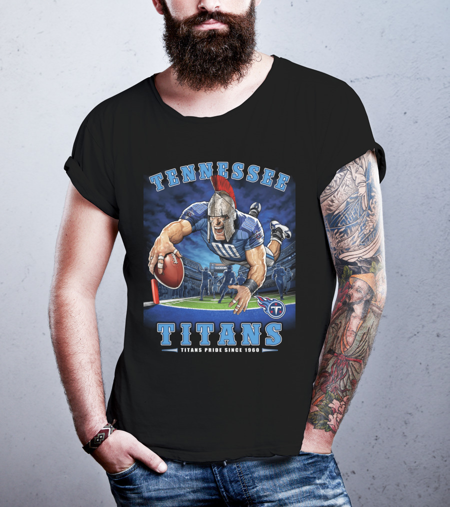 Tennessee Titans Pride Since 1960 End Zone Nfl T-Shirt
