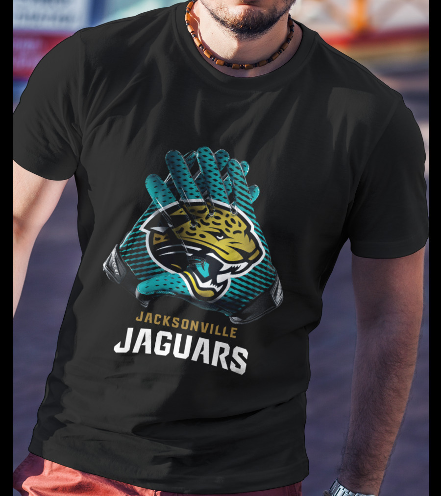 Jacksonville Jaguars Nfl Gloves Football Fan Gear T-Shirt