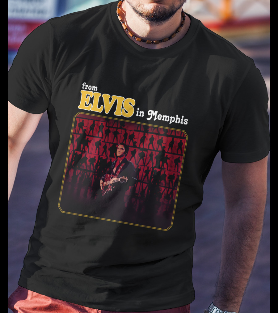 From Elvis In Memphis Silhouette Performance Image EVPL 04 T-Shirt