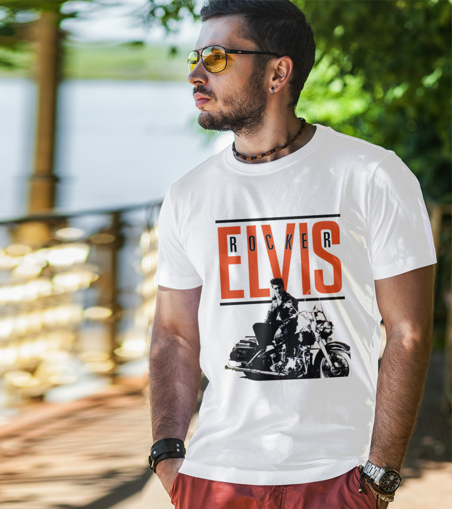 ELVIS Rocker Motorcycle T-Shirt