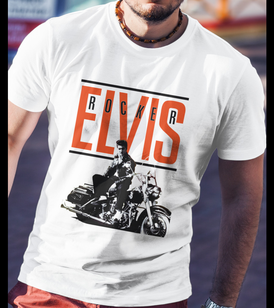 ELVIS Rocker Motorcycle T-Shirt