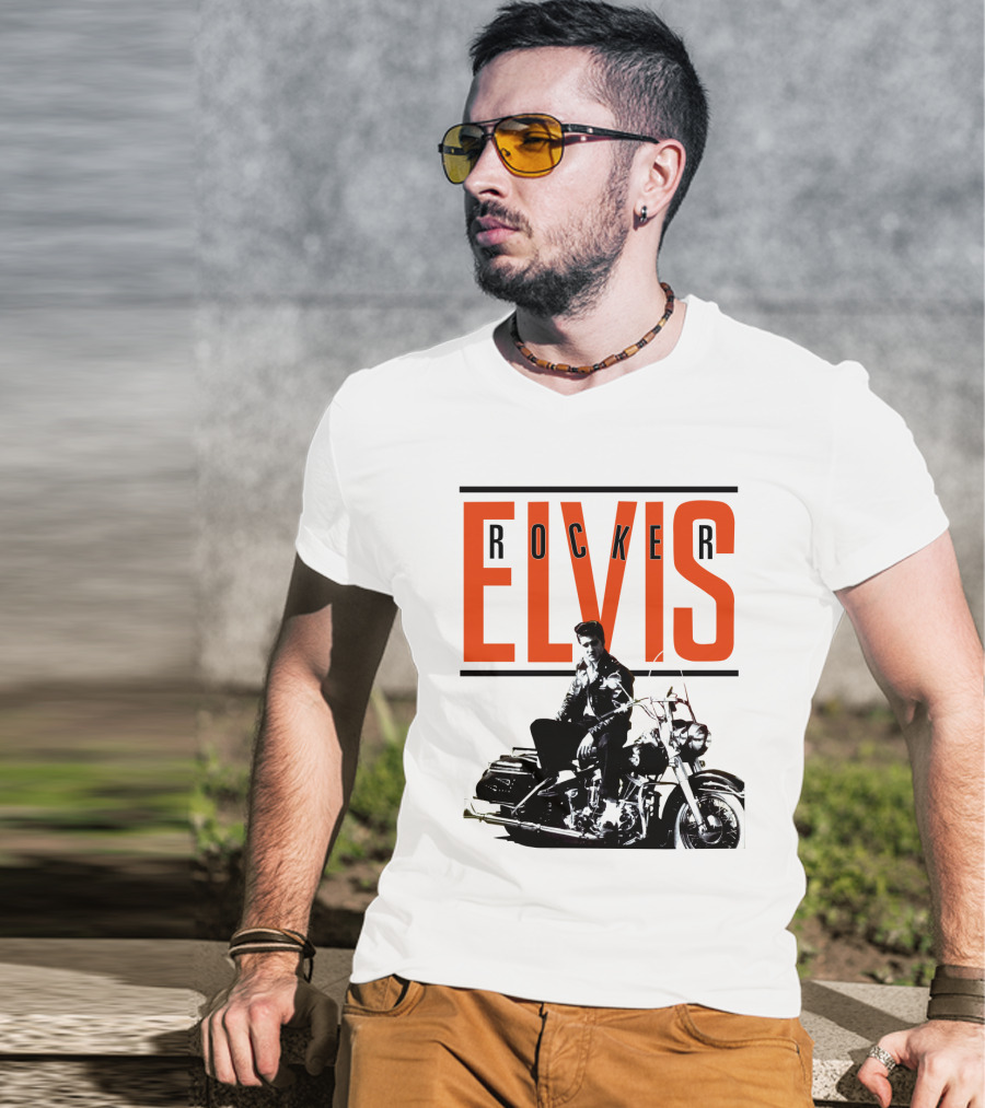 ELVIS Rocker Motorcycle T-Shirt