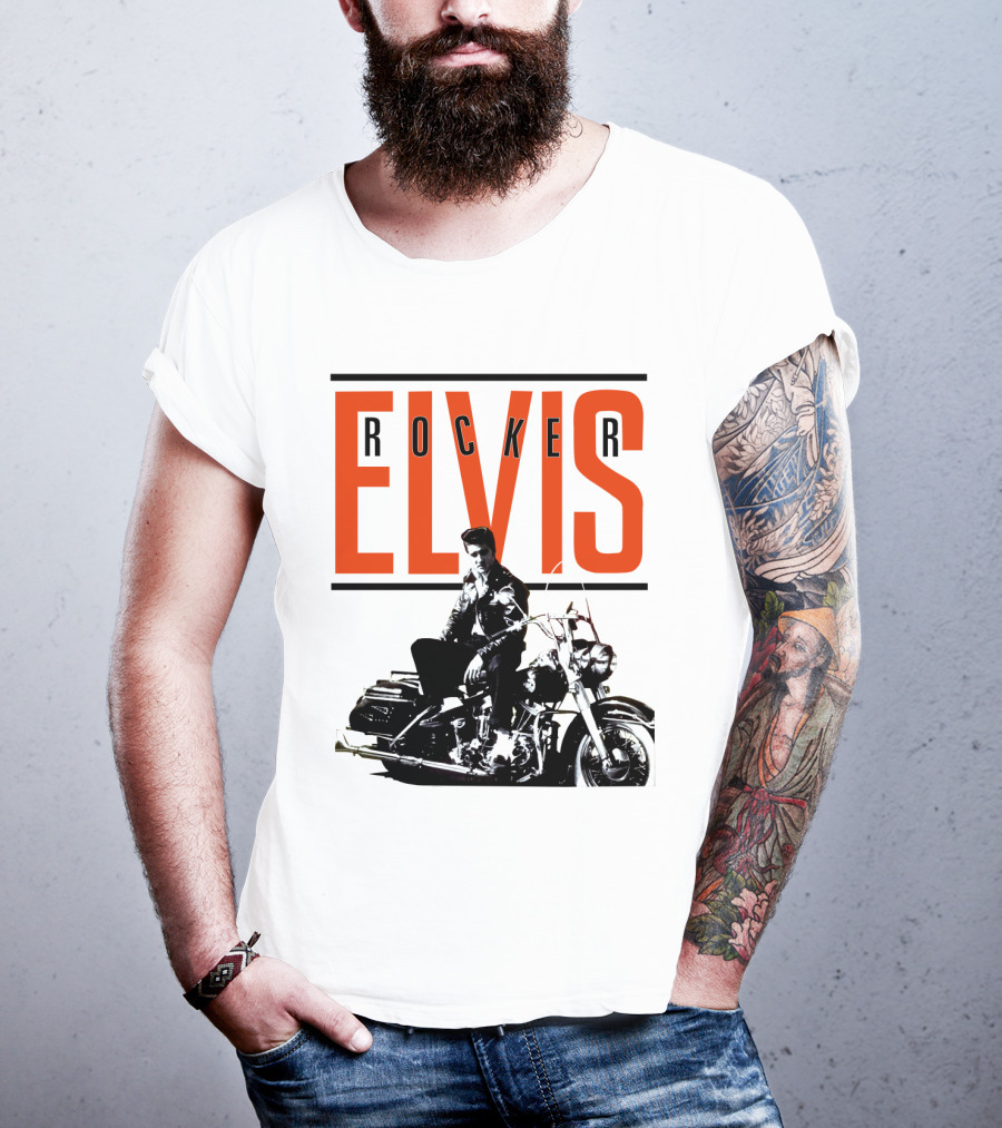 ELVIS Rocker Motorcycle T-Shirt