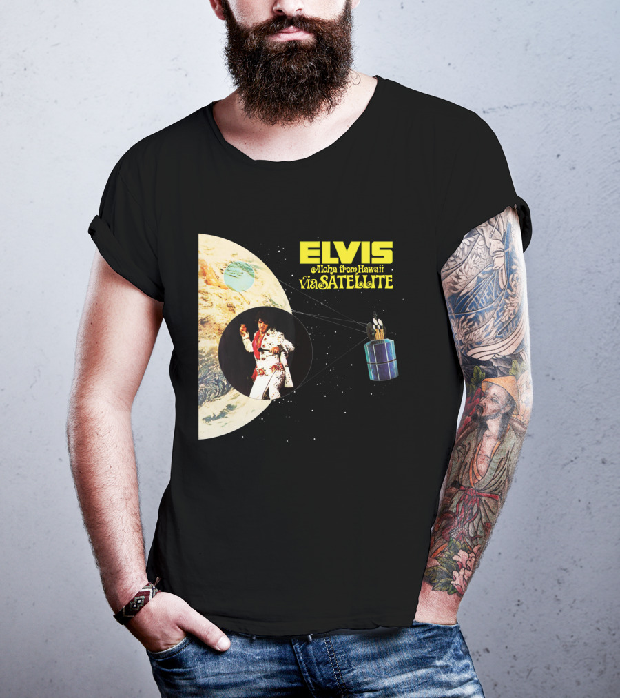 Elvis Aloha From Hawaii Via Satellite Earth Image Performance T-Shirt