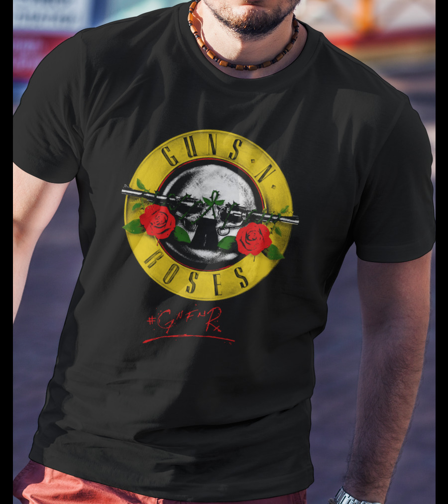 Guns N' Roses Logo GNR 15 #GnFnR T-Shirt