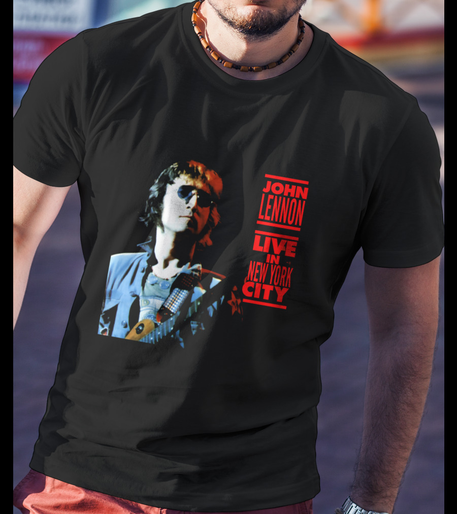 John Lennon Live In New York City T-Shirt