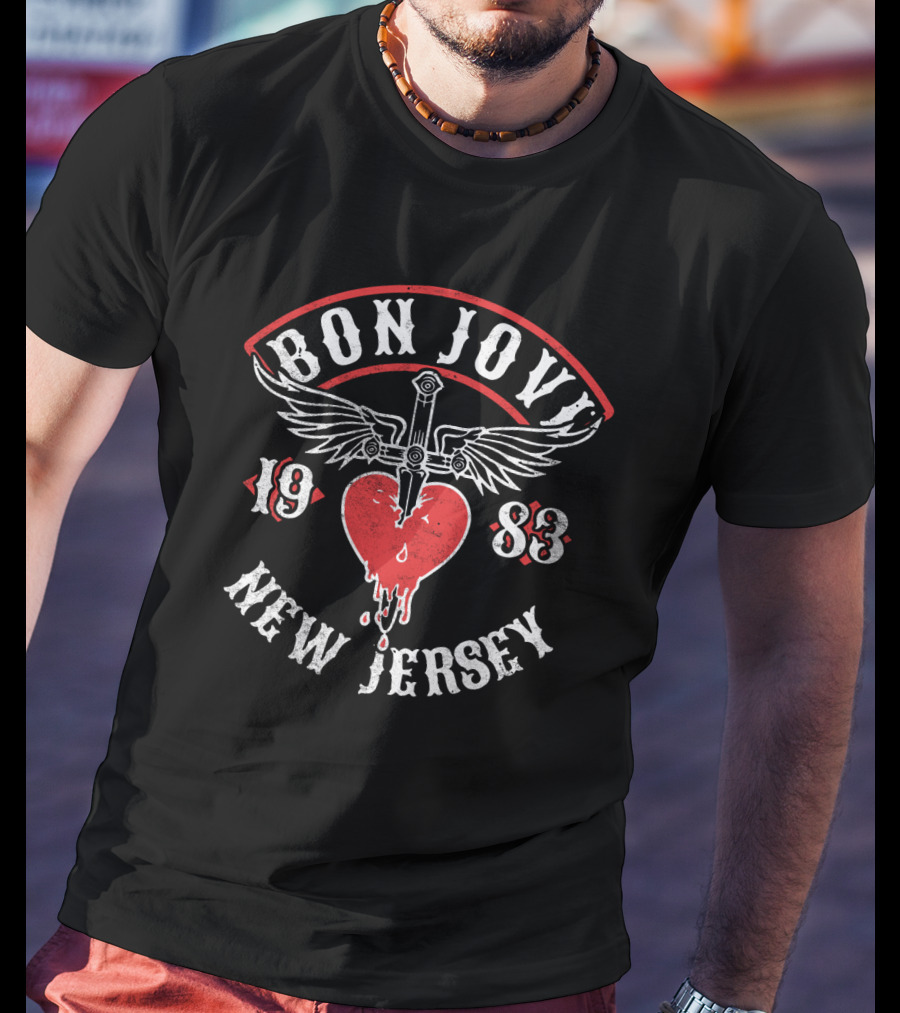 Bon Jovi 1983 New Jersey T-Shirt