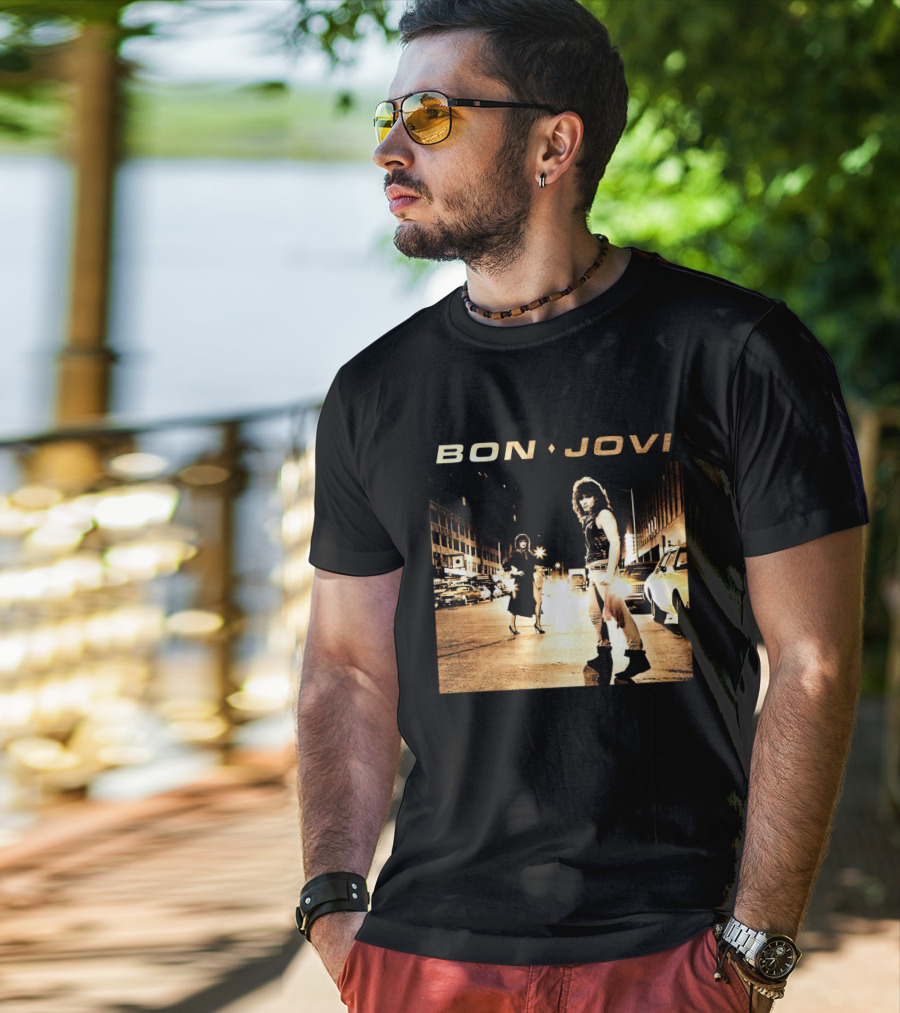 BON JOVI Urban Street Scene T-Shirt