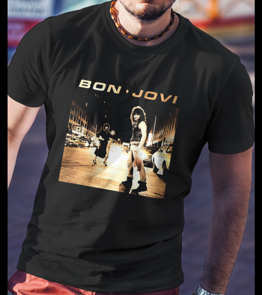 BON JOVI Urban Street Scene T-Shirt