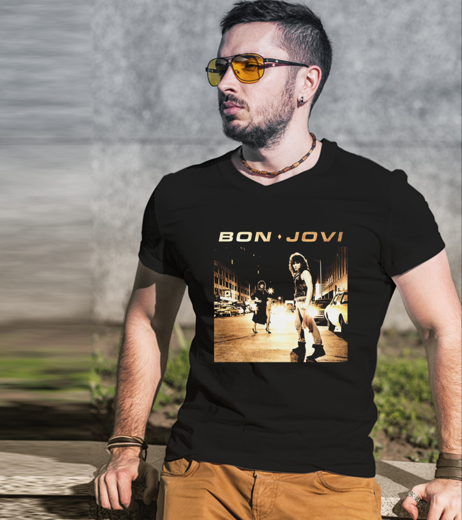 BON JOVI Urban Street Scene T-Shirt