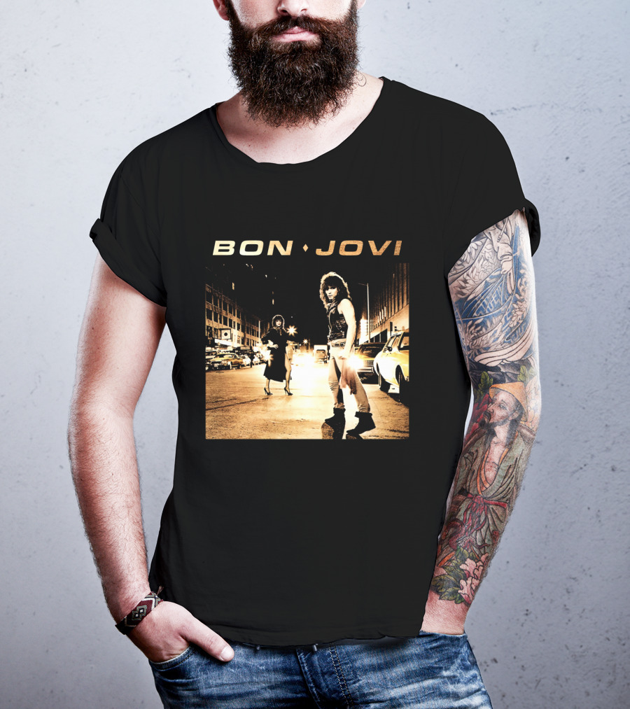 BON JOVI Urban Street Scene T-Shirt