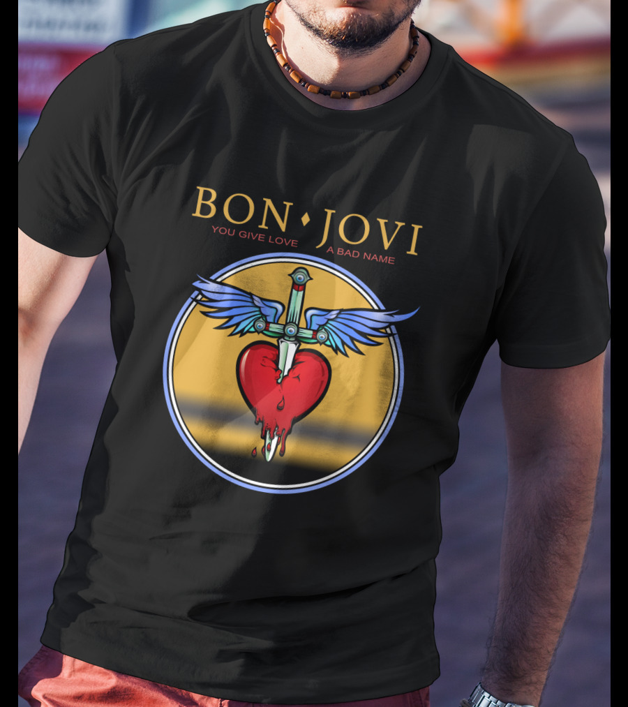 Bon Jovi You Give Love A Bad Name Bjv 13 T-Shirt