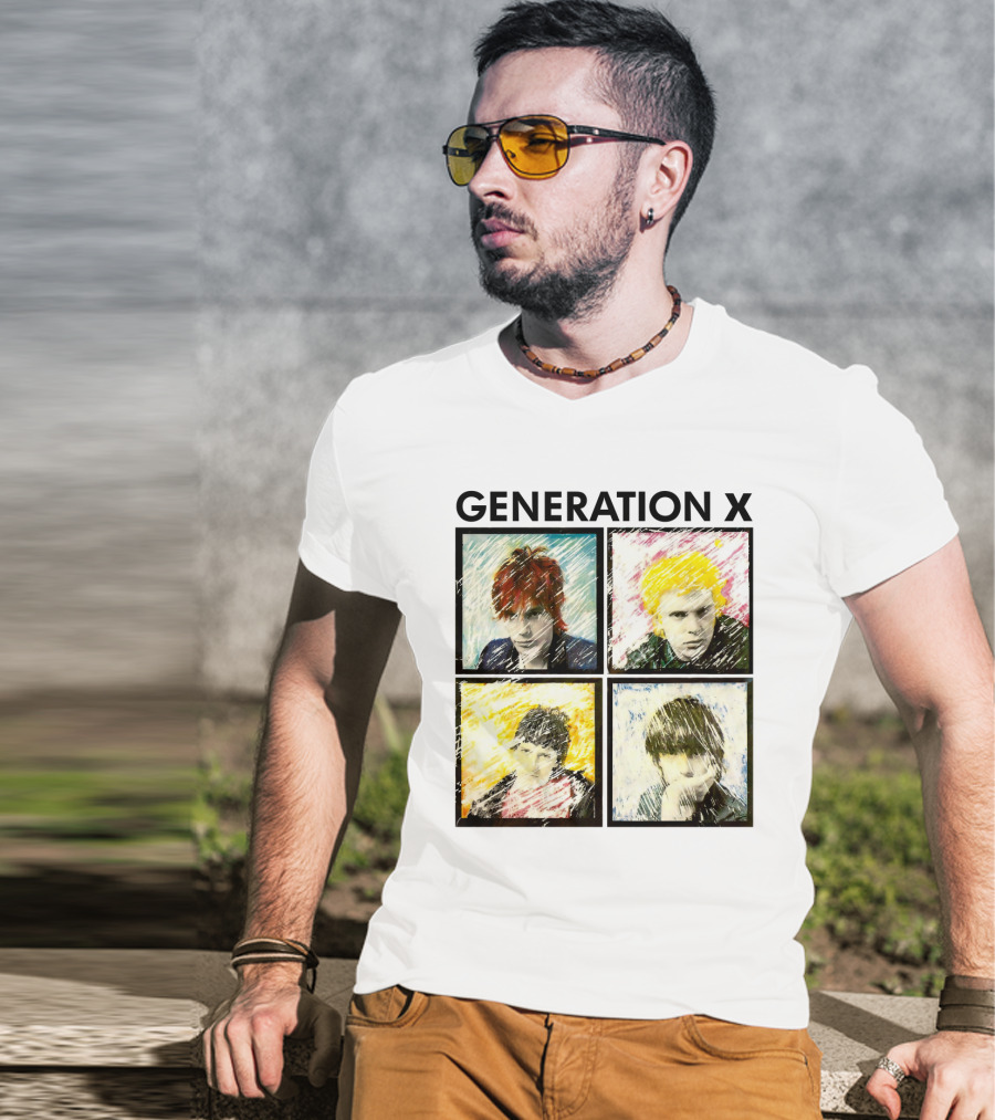 GENERATION X GX 02 Wild Pop Art Style Portraits T-Shirt