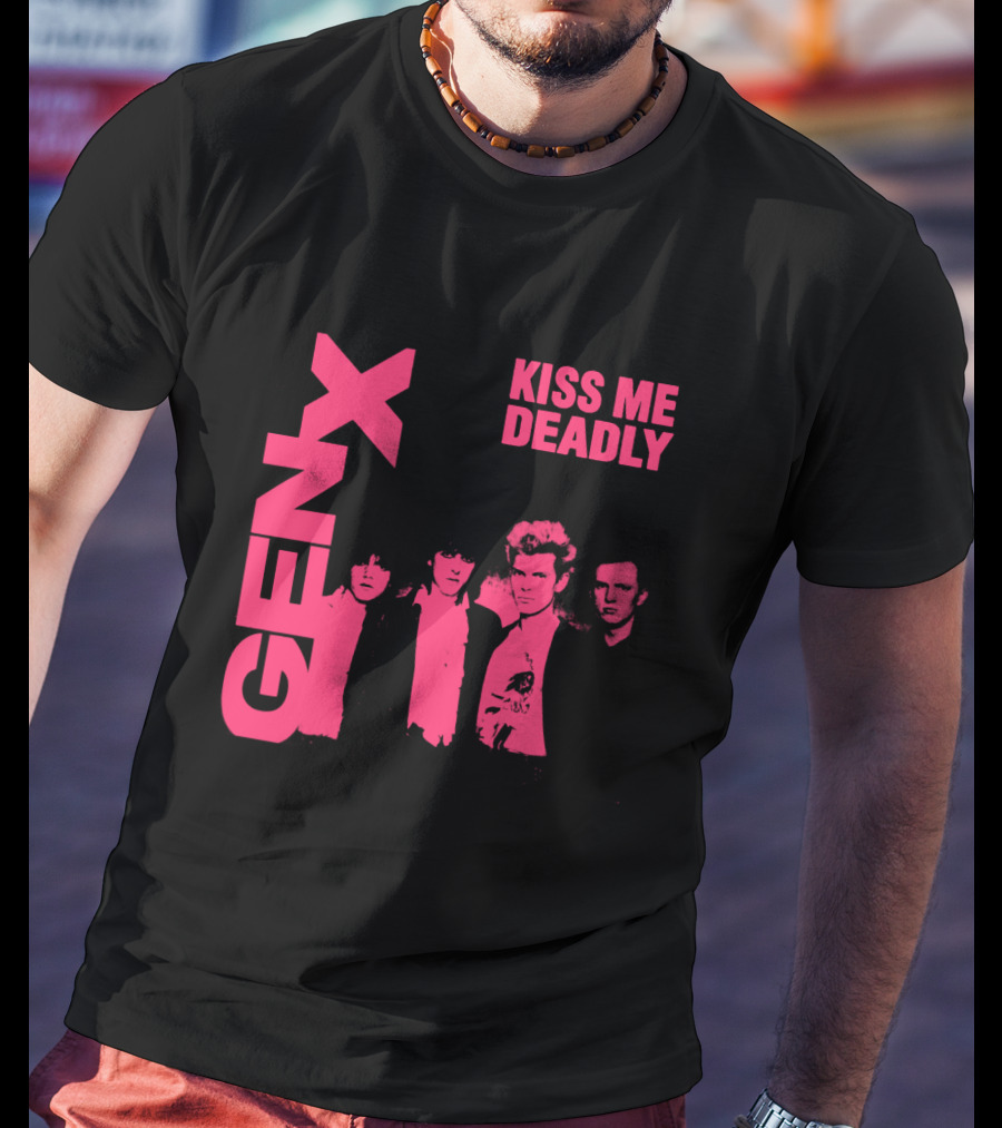 GEN X Kiss Me Deadly Band T-Shirt