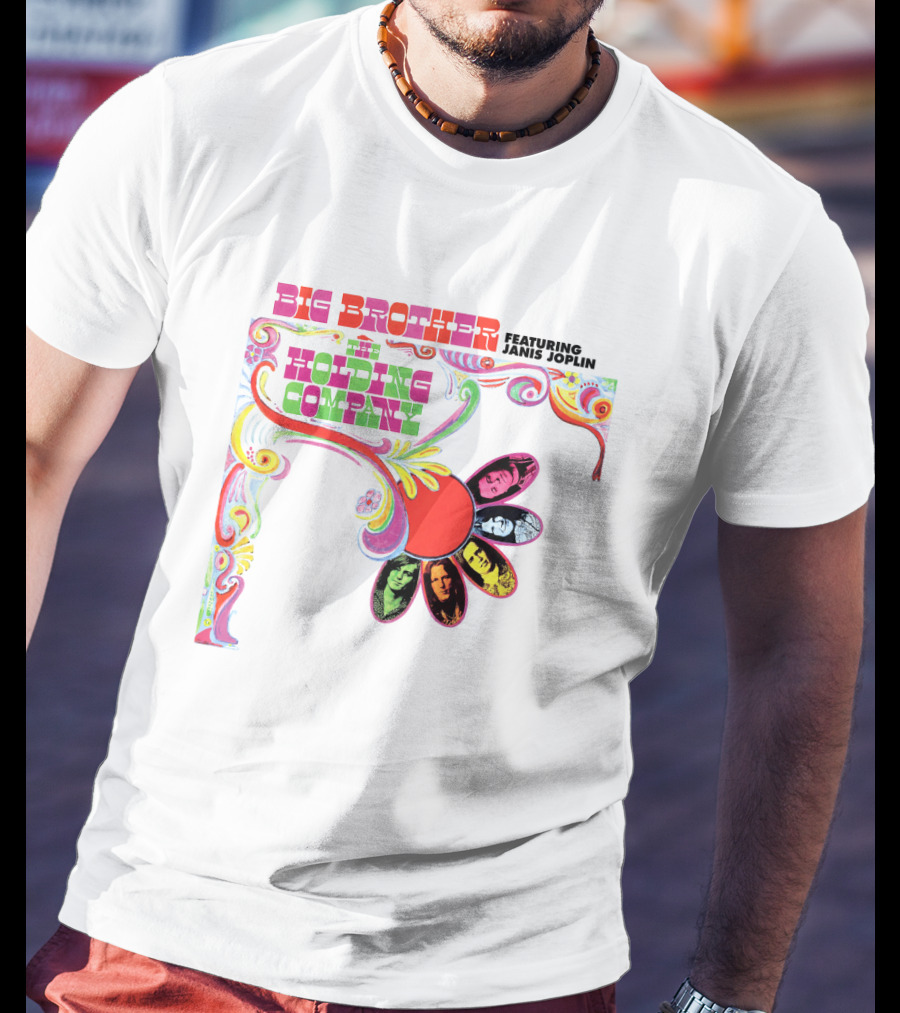 Big Brother And The Holding Company Featuring Janis Joplin T-Shirt