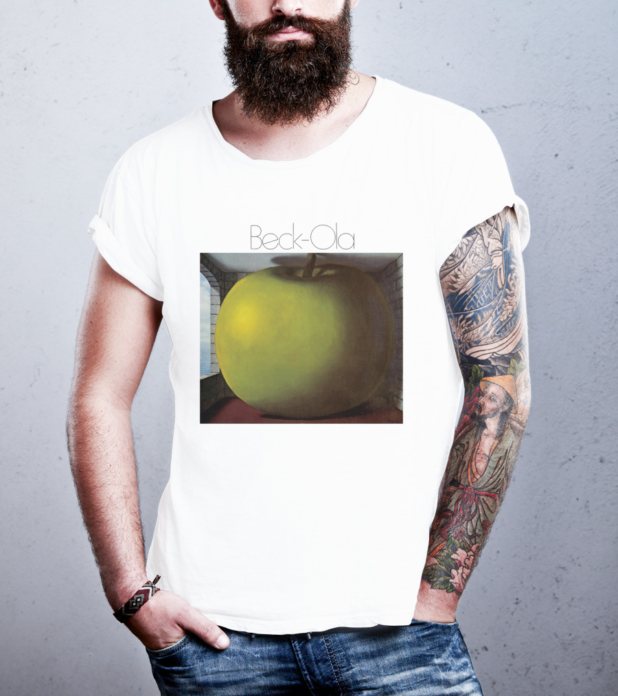 TJB 01 Beck Ola Album Cover Large Green Apple T-Shirt