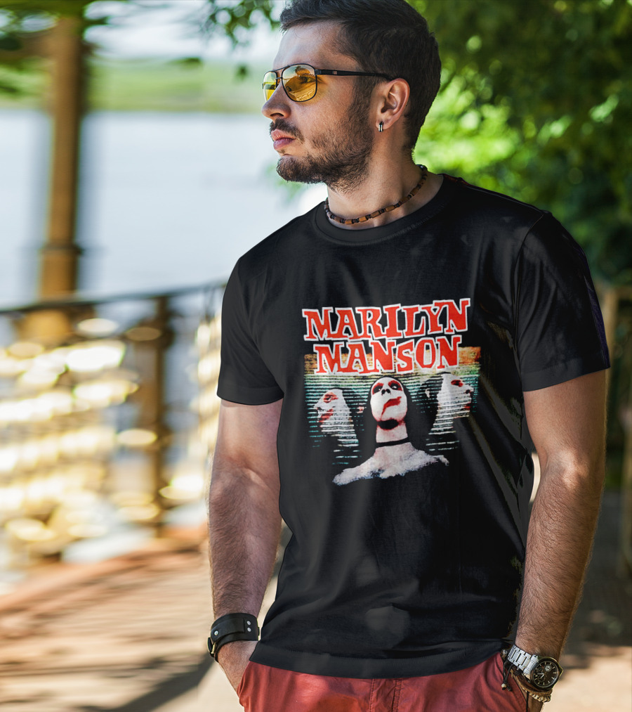Marilyn Manson Three Faces T-Shirt