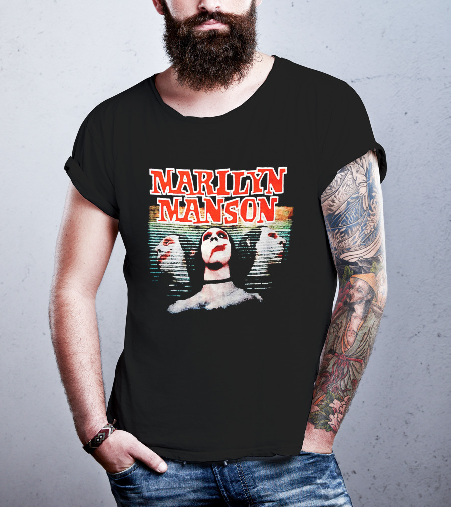 Marilyn Manson Three Faces T-Shirt