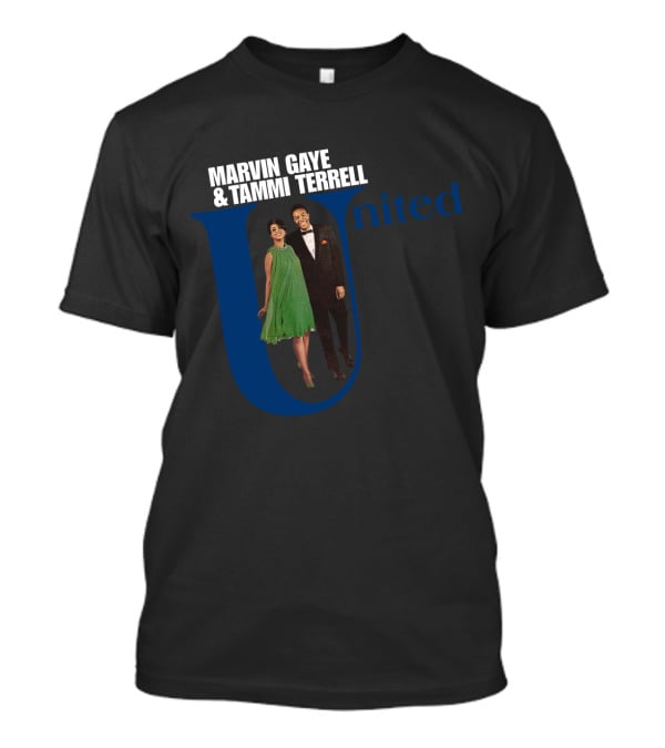 Marvin Gaye And Tammi Terrell United Classic Album Cover T-Shirt
