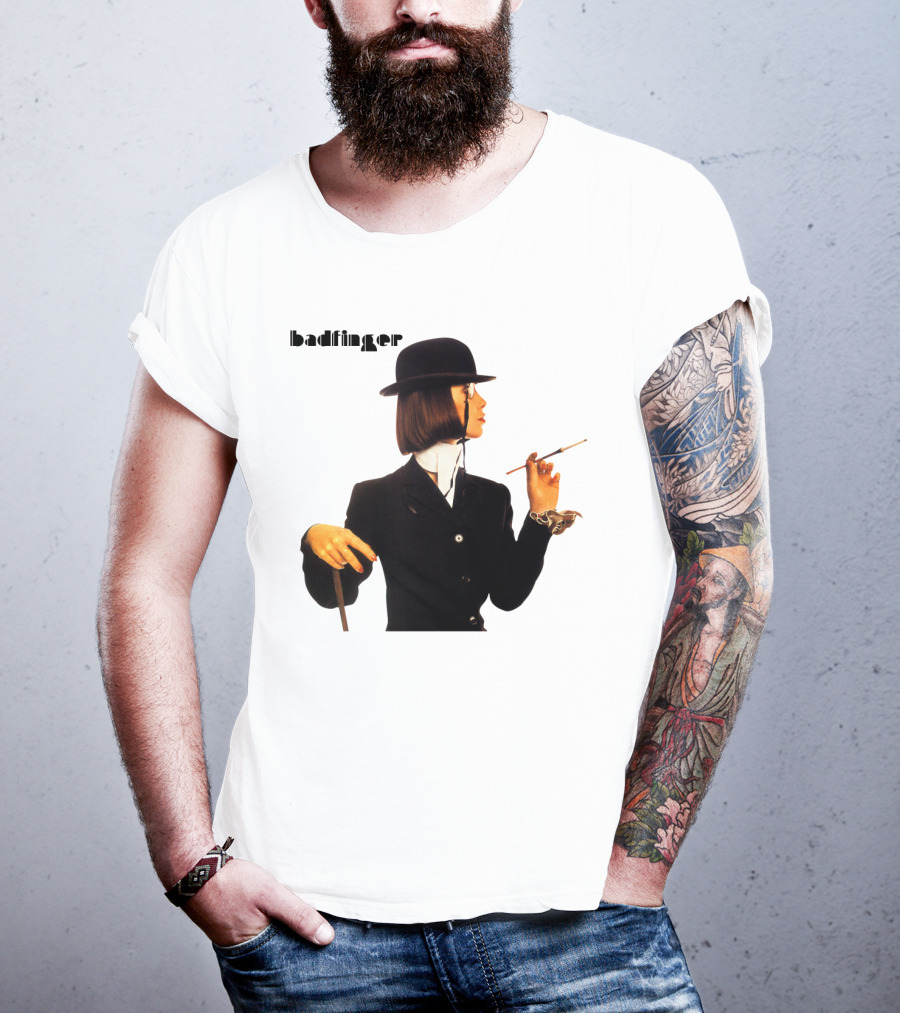 Badfinger Bowler Hat And Cigarette Holder Woman T-Shirt