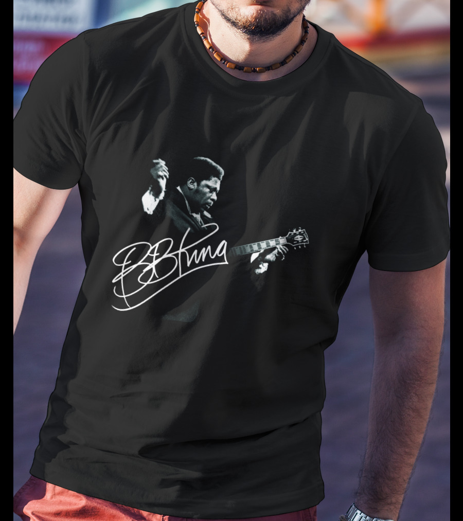 B.b. King Signature Guitar Image Bbk T-Shirt