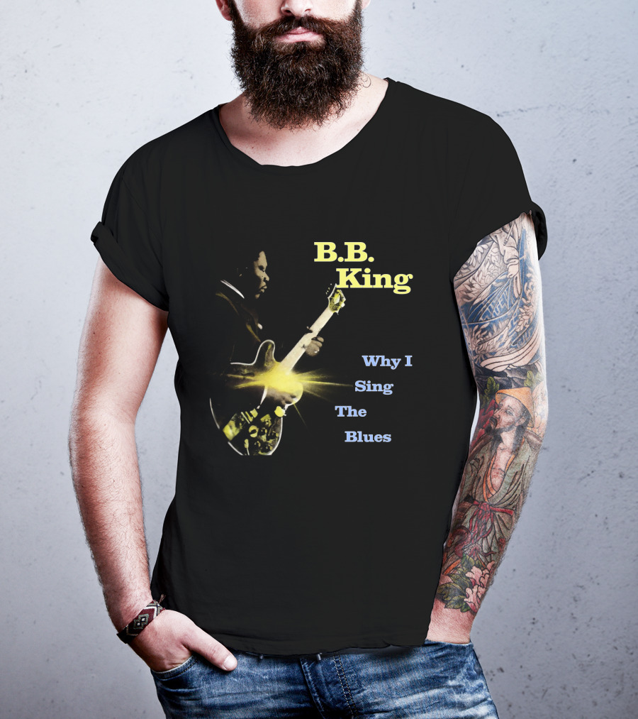 B.B. King Why I Sing The Blues Guitar Legend Iconic Music T-Shirt