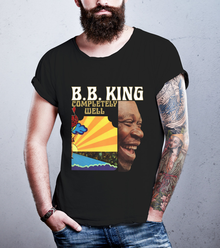 B.B. King Completely Well Vibrant Illustration With Smiling Face T-Shirt