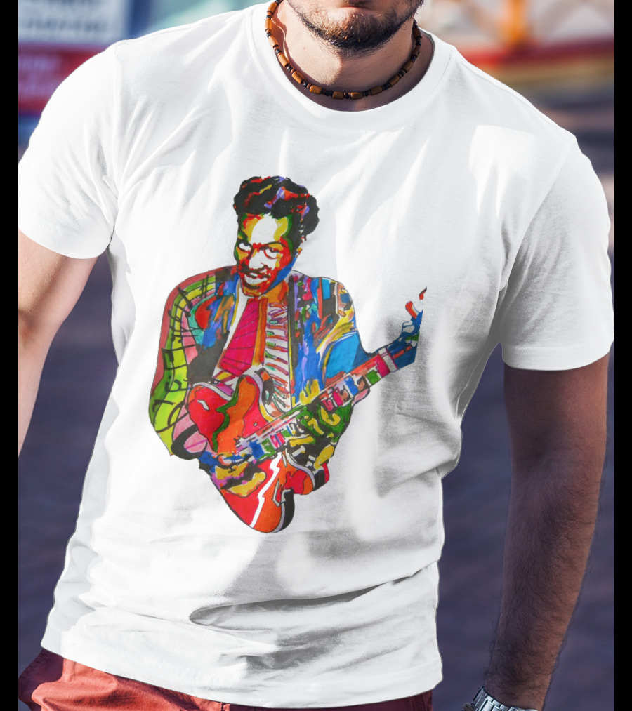 Cbr 03 Psychedelic Guitar Legend Multicolor T-Shirt