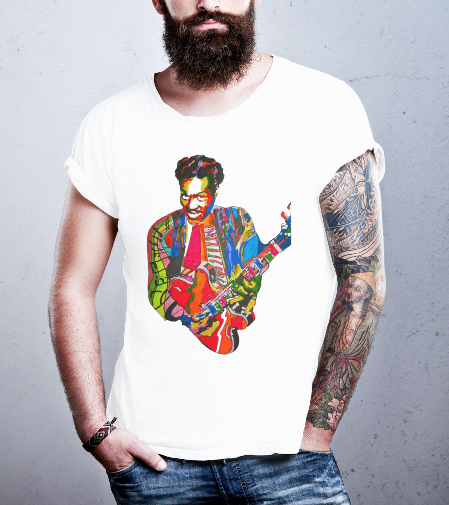 Cbr 03 Psychedelic Guitar Legend Multicolor T-Shirt