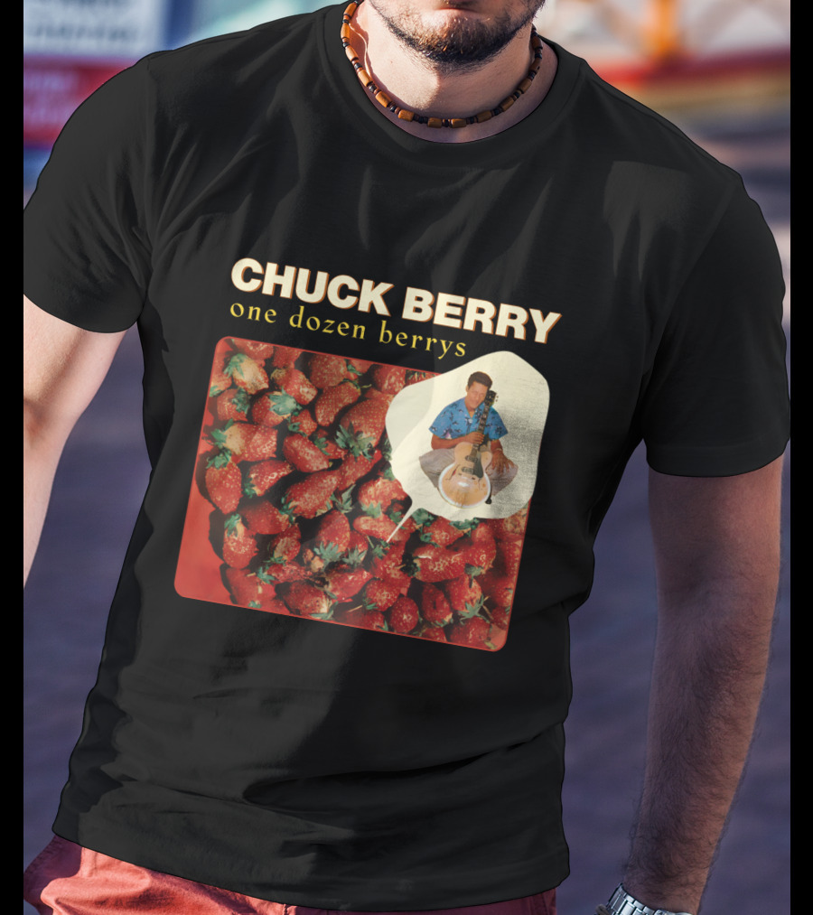 CHUCK BERRY One Dozen Berrys CBR 09 Strawberry Collection T-Shirt