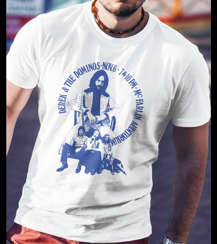 Derek & The Dominos Nov. 6 Mcfarlin Auditorium 7 & 10 Pm T-Shirt