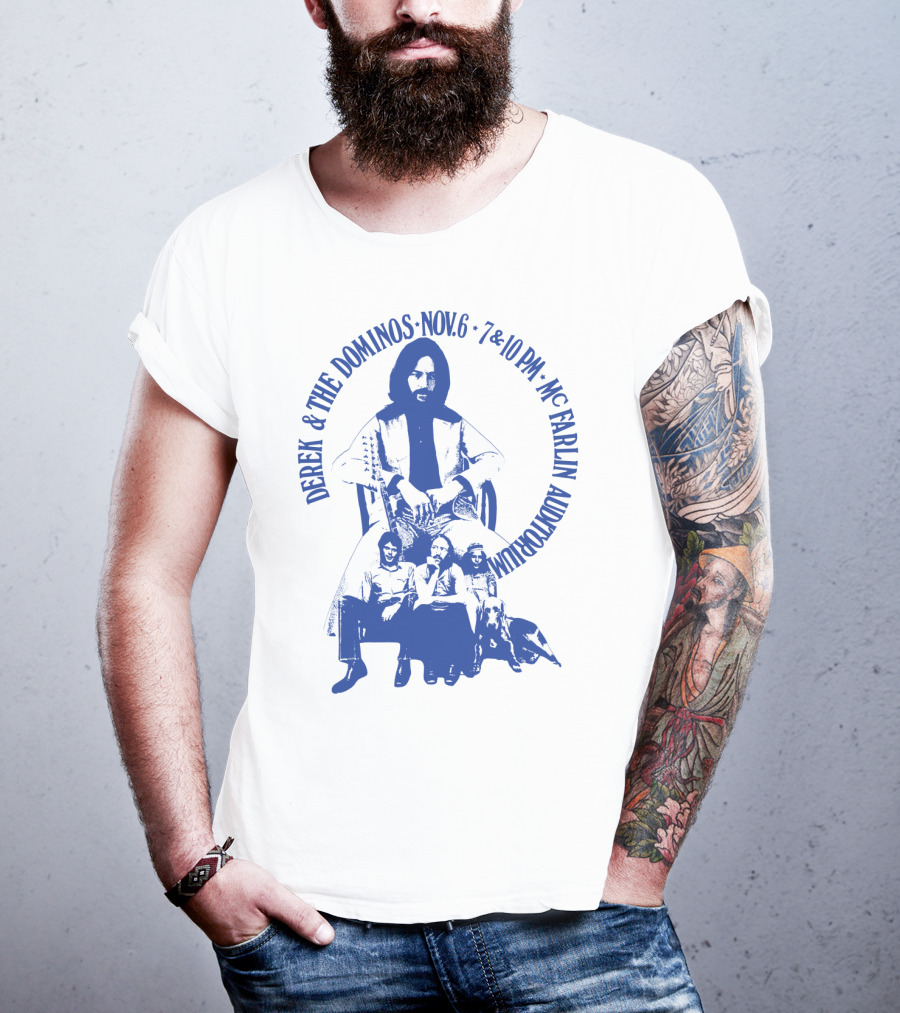 Derek & The Dominos Nov. 6 Mcfarlin Auditorium 7 & 10 Pm T-Shirt