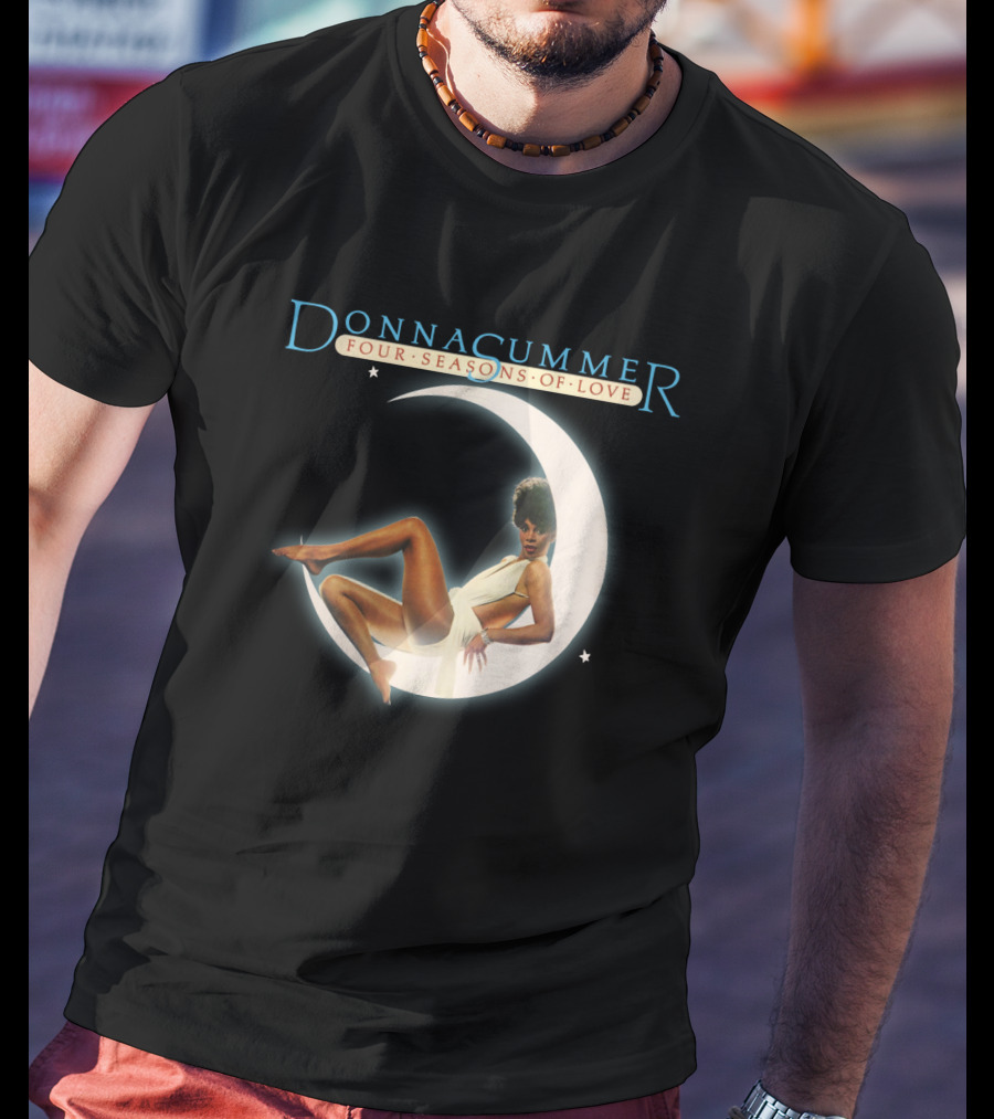Donna Summer Four Seasons Of Love Crescent Moon T-Shirt
