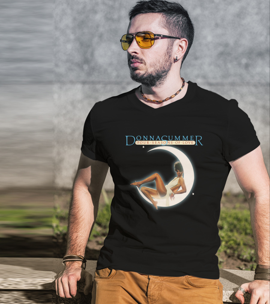 Donna Summer Four Seasons Of Love Crescent Moon T-Shirt