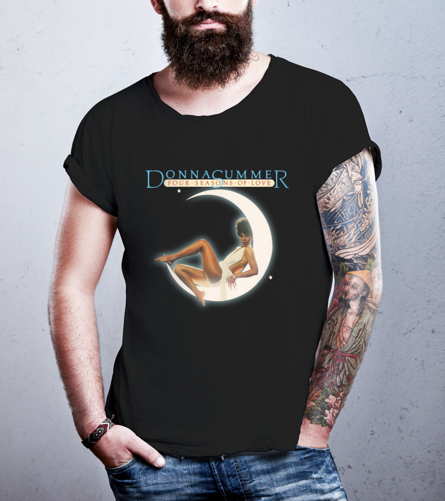 Donna Summer Four Seasons Of Love Crescent Moon T-Shirt