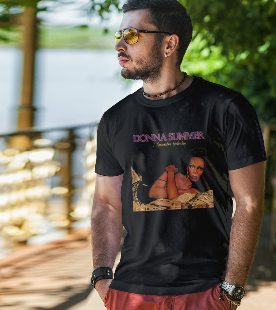 Donna Summer I Remember Yesterday Retro Album Cover T-Shirt