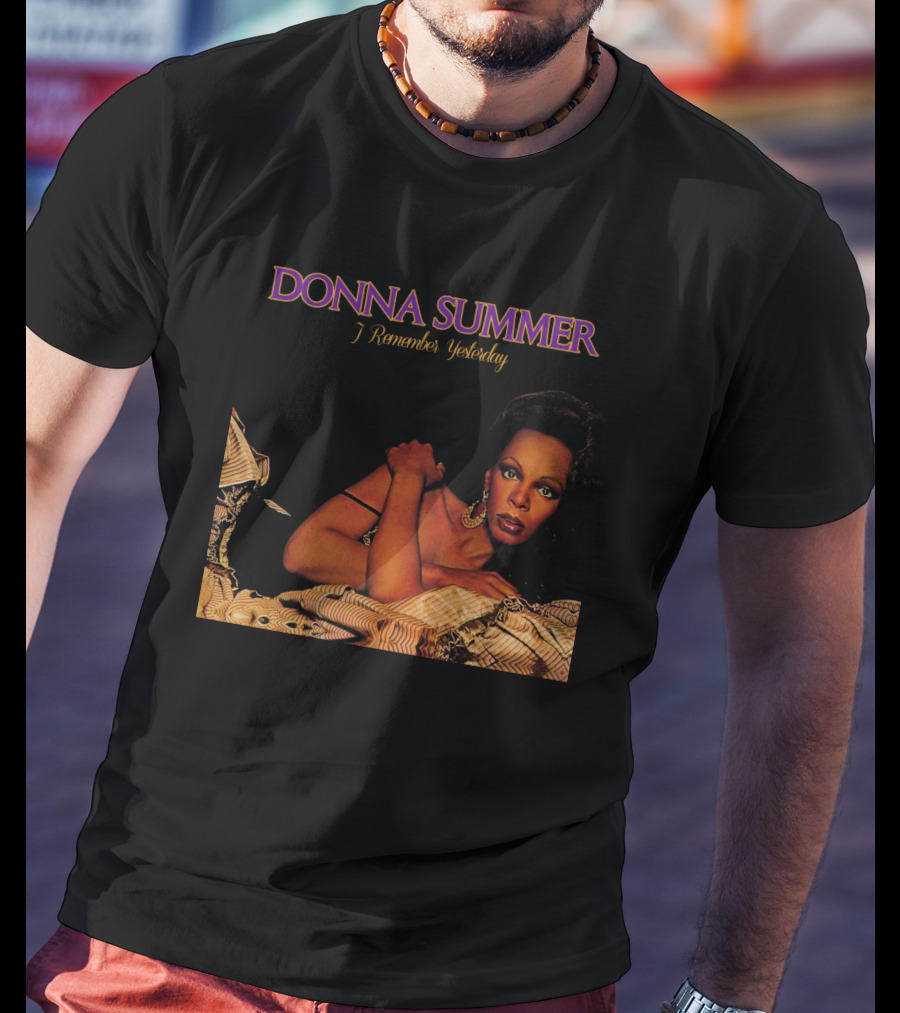 Donna Summer I Remember Yesterday Retro Album Cover T-Shirt