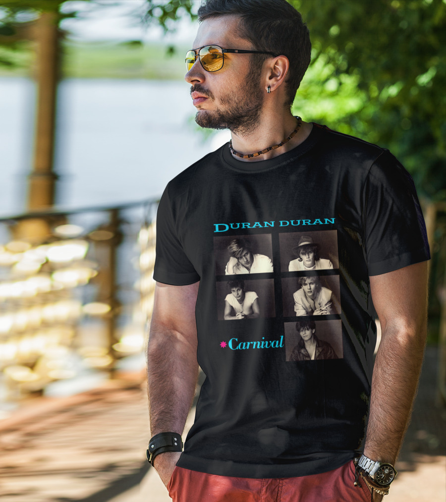 Duran Duran Carnival Five Portrait Montage T-Shirt
