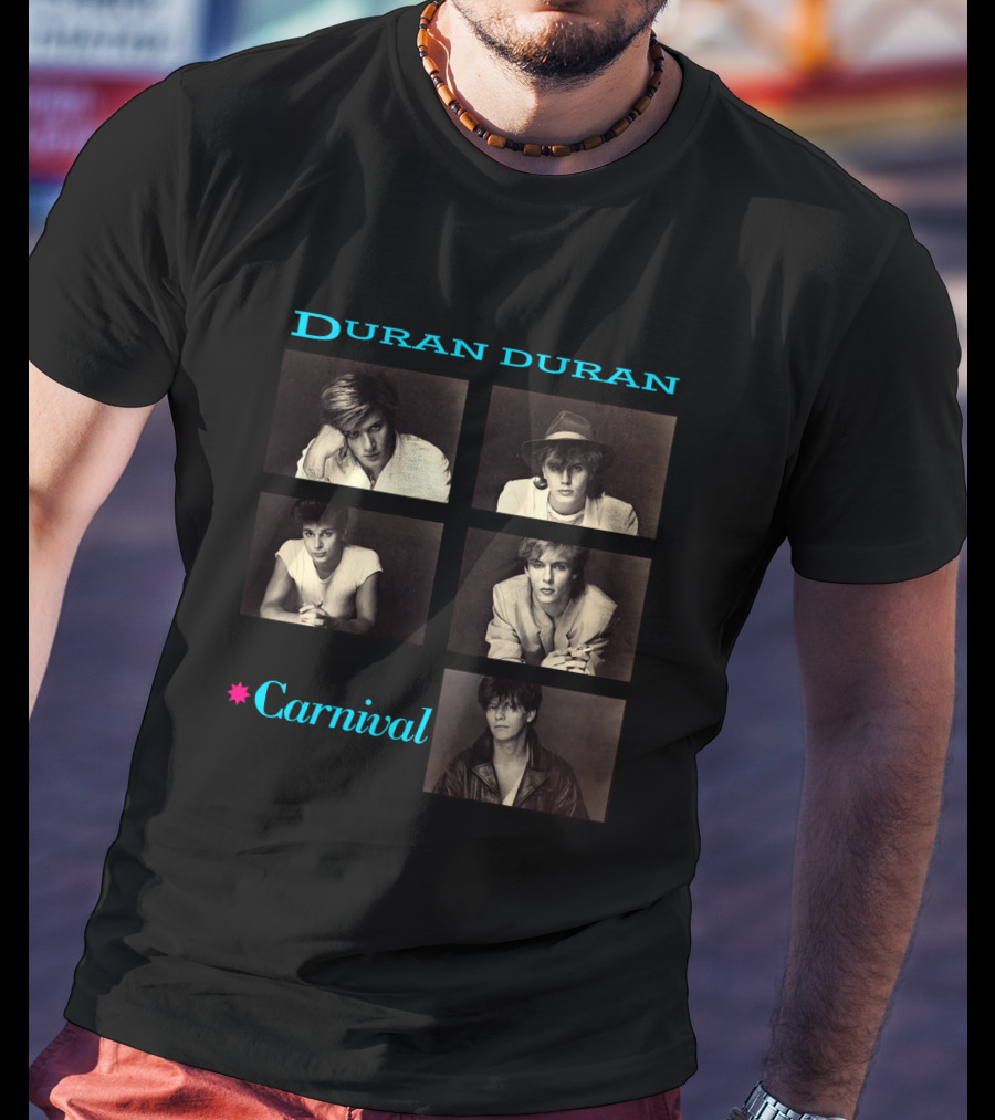 Duran Duran Carnival Five Portrait Montage T-Shirt