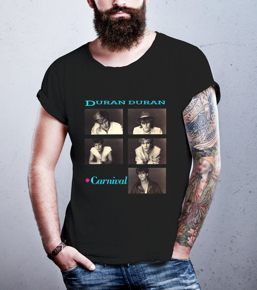 Duran Duran Carnival Five Portrait Montage T-Shirt
