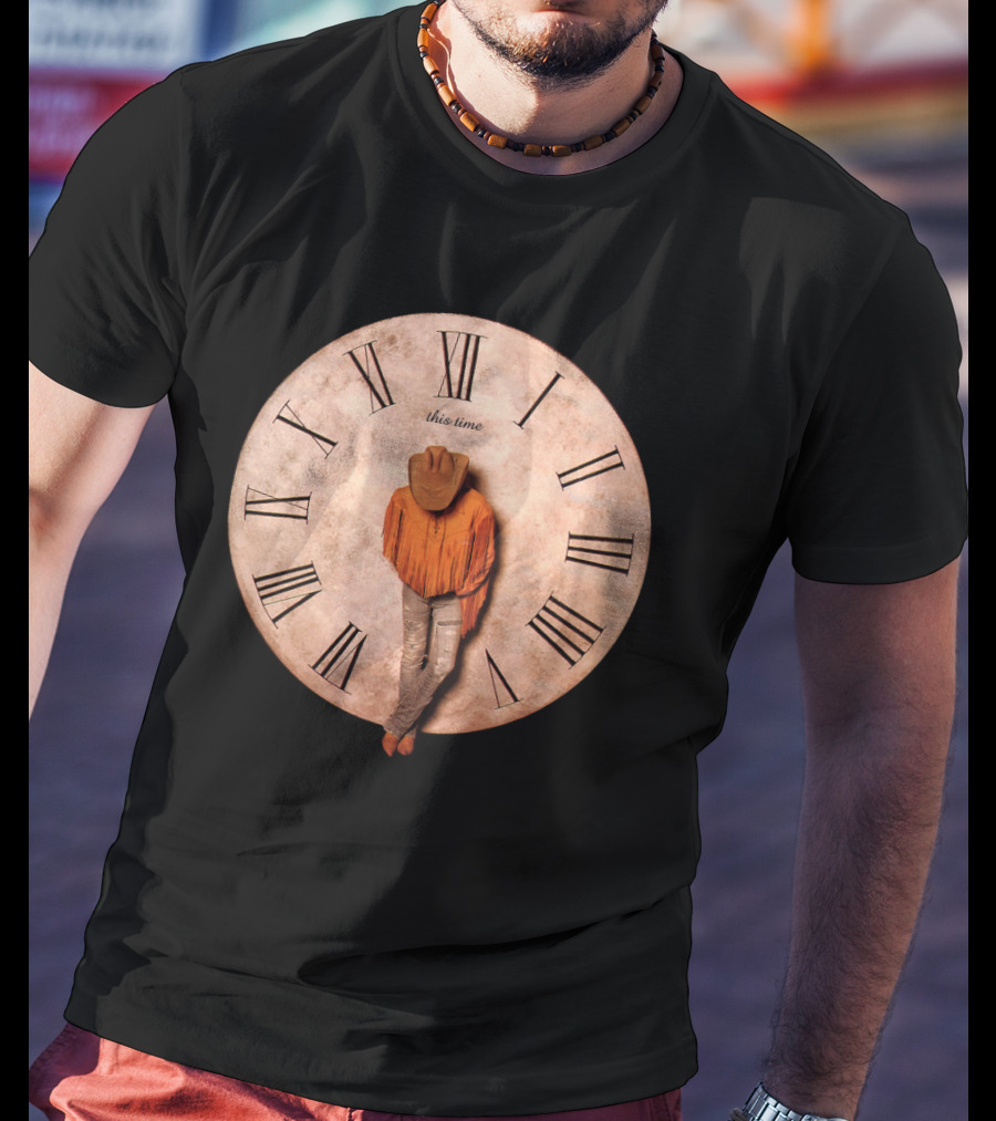 DYK 07 This Time Cowboy Clock Roman Numerals T-Shirt