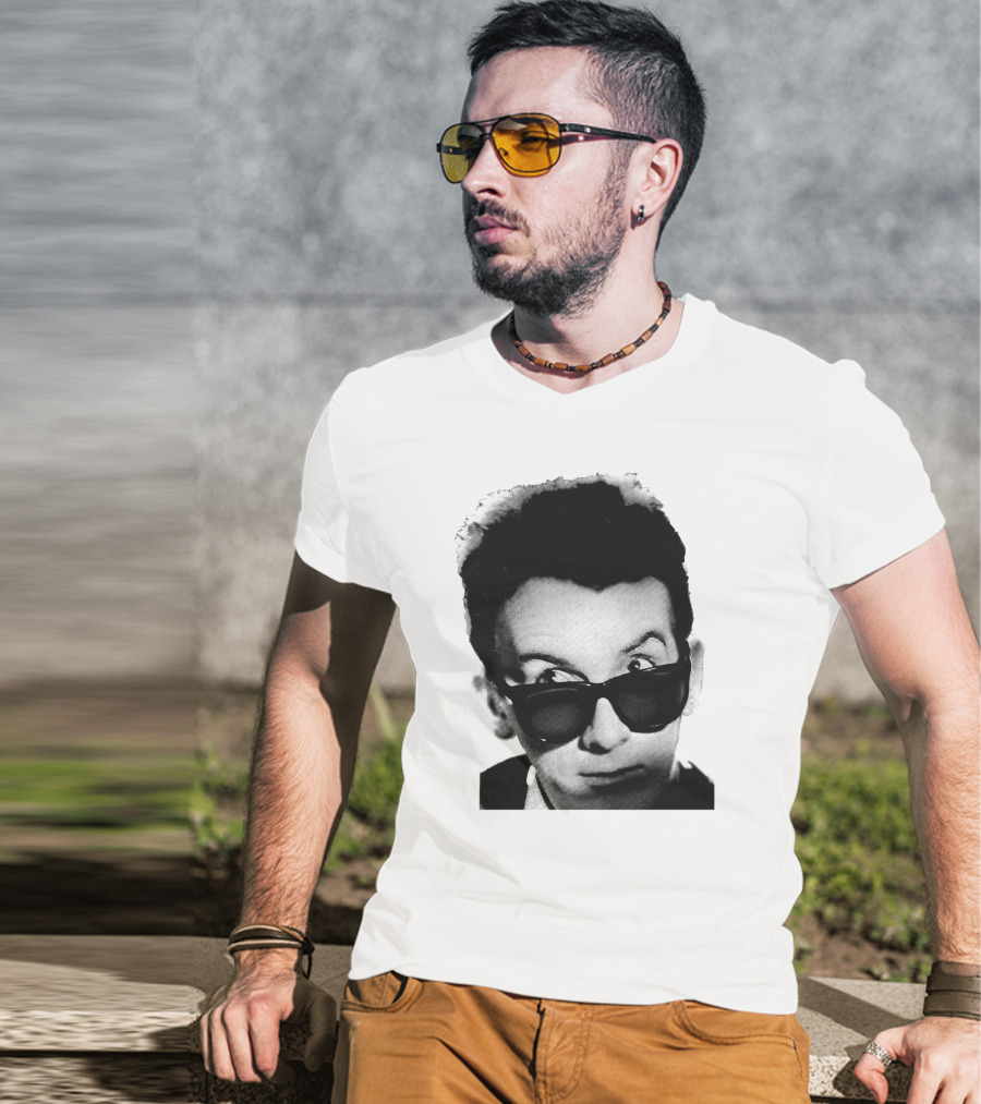 Evctl 03 Black And White Sunglasses T-Shirt