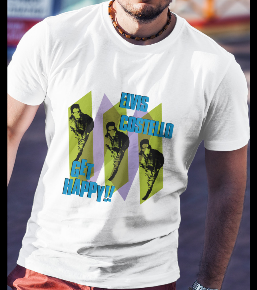 Elvis Costello Get Happy EVCTL 10 Be T-Shirt