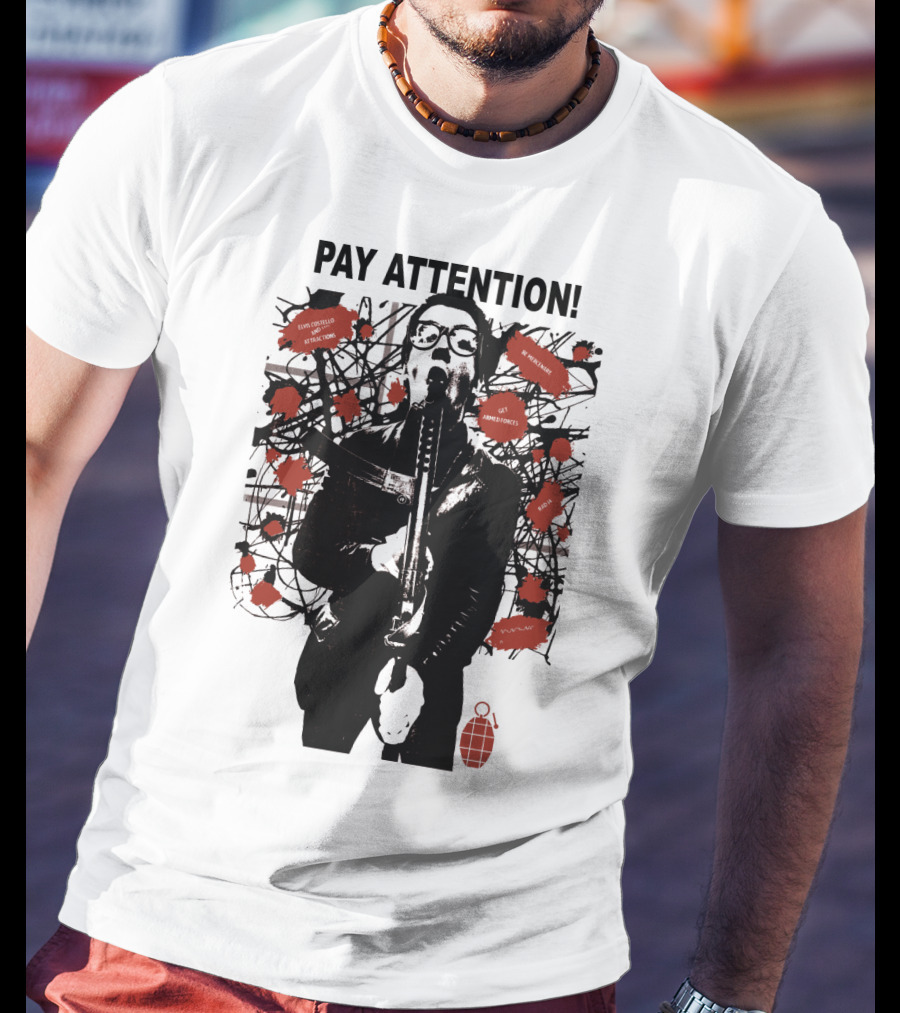 Pay Attention EVCTL 15 Amplified Warnings Get Angry New Frenzy T-Shirt