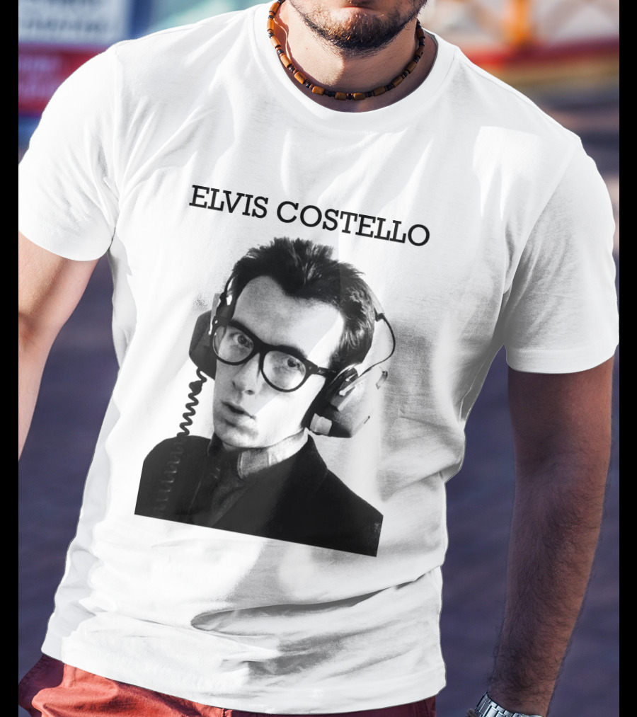Elvis Costello EVCTL 16 Stereophonic Headphones T-Shirt