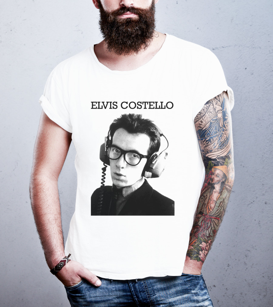 Elvis Costello EVCTL 16 Stereophonic Headphones T-Shirt