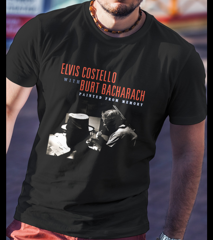 Elvis Costello With Burt Bacharach Painted From Memory T-Shirt