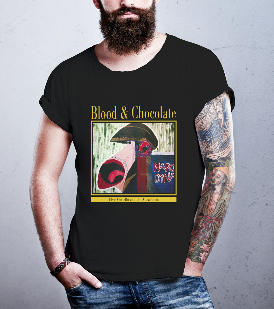 Blood And Chocolate Elvis Costello And The Attractions Napo Dyno T-Shirt